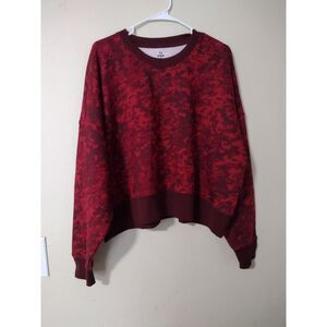 Under Armour women's red‎ sweatshirt size large